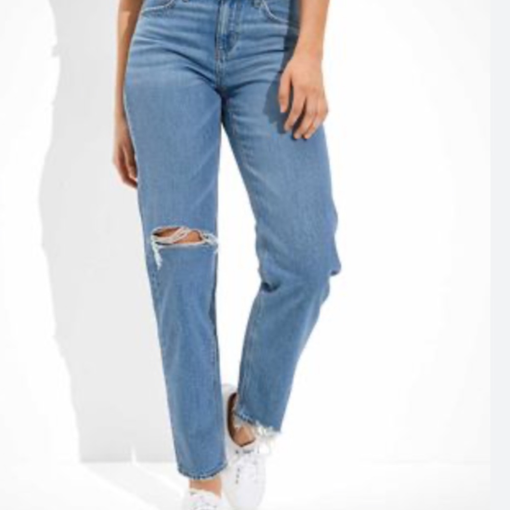 AE High Waisted Mom Jean